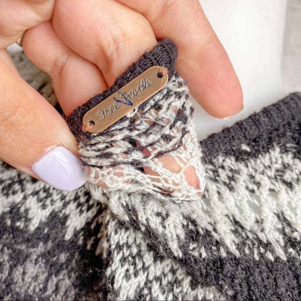 Free People striped tunic sweater